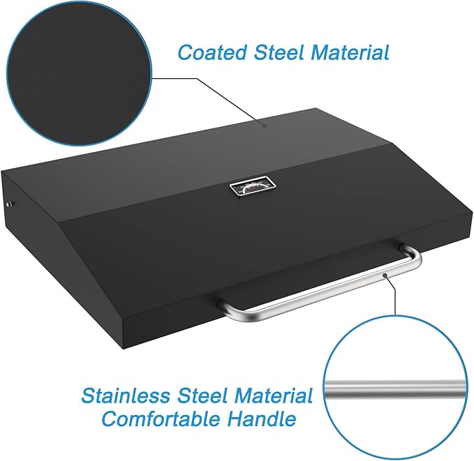 Upgrade Hinged Lid for Blackstone 36 inch Griddles, Griddle Hard Cover Flat Top Lid for Blackstone 36" Griddle 1554 1863 1825 1818 Grill Hood for Black Stone