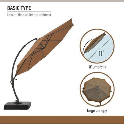 11ft Patio Cantilever Umbrella - Image 8