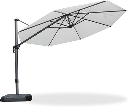 PURPLE LEAF Patio Outdoor Umbrella 11 Feet Round - Image 9