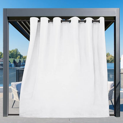 Easy-Going Outdoor Curtains for Patio 1 Panel, 110x96 inch, Weatherproof - Image 3