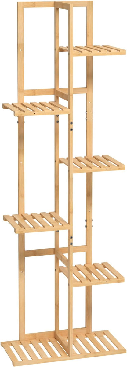 Laiensia Bamboo Plant Stand Rack 6 Tier, Indoor&Outdoor Planter Display Shelves - Image 9