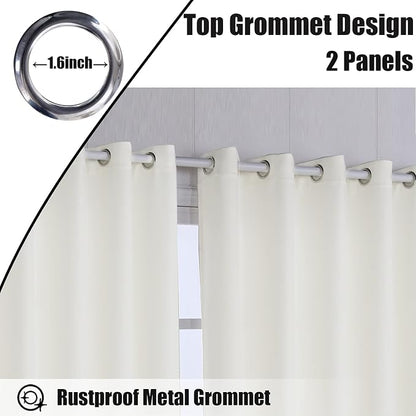 BONZER Waterproof Indoor/Outdoor Curtains - Image 4