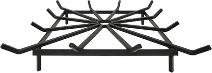 SteelFreak Heavy Duty Square Wheel Fire Pit Grate - Made in The USA (32 x 32 Inch)