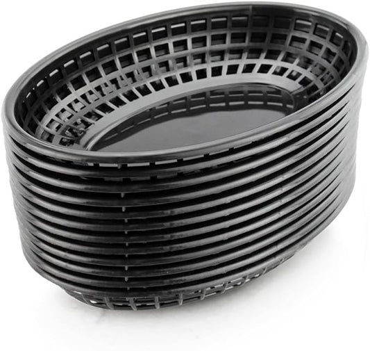 New Star 44157 Fast Food Baskets, 9 1/4-Inch By 6-Inch, Set of 36, Black