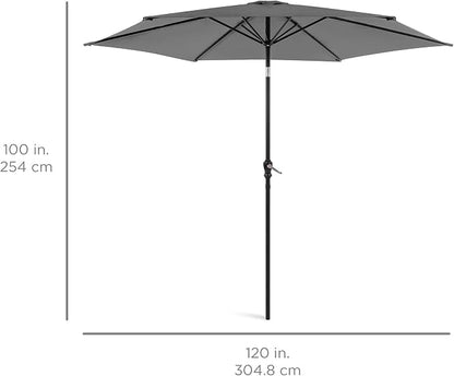 Best Choice Products 10ft Outdoor Patio Umbrella, Outdoor Table Umbrella - Image 7