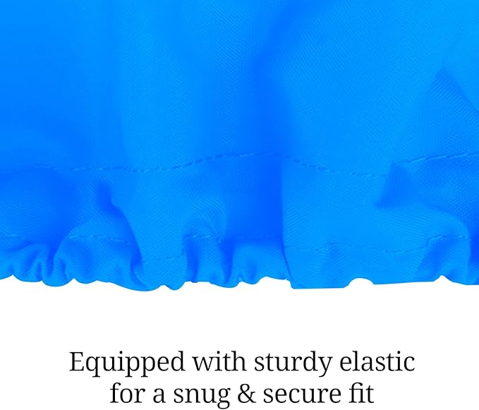 Covers & All Round Table Top Cover, 18 Oz Heavy Duty Waterproof UV & Weather Resistant Patio Table Cover, Outdoor Table Cover for Patio Outdoor Furniture & Coffee Table (44" Diameter x 4" H, Blue)