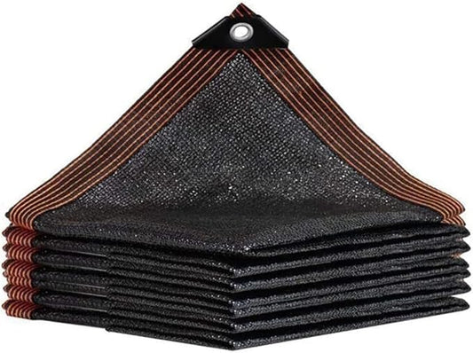 QLOFEI 4x20 FT Shade Cloth with Grommets, 90% Sun Shades Outdoor Patio Mesh Tarp, Easier to Hang Sunblock Neting Cover -for Garden Greenhouse Pergola Lawn Kennel Chicken Coop
