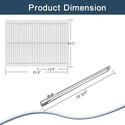 Flavorizer Bars and Heat Deflectors for Weber Genesis II 300/LX 300, GS4 Genesis ii E-310 ii E-315 ii E/S335 ii se-335 Grill (Porcelain Steel, 66032 * 5+ES/410 * 3+66790 * 3+66802 * 2)