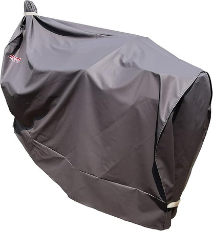 Heavy Duty Grill Cover for Charcoal Offset Smoker Cover, Fade and UV Resistant, Fits Char-Broil, Dyna-Glo, Royal Gourmet, Char-Griller and More Brown