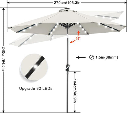 ABCCANOPY Durable Solar Led Patio Umbrellas - Image 4