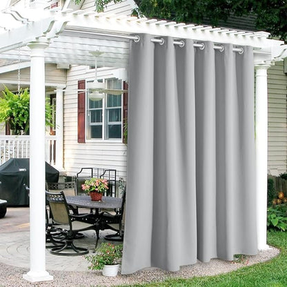 RYB HOME Outdoor Curtains for Patio Waterproof Privacy Thermal Insulated | by RYBHOME