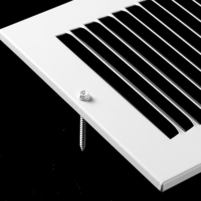 8x10 Vent Cover(Duct Opening Size),Air Return Vent Cover,Flat Vent Cover,Rejillas De Aire Acondicionado para Casa,Return Air Grilles,Outer Dimensions:9.75"Wx11.75"H(8"W x 10"H, Duct Opening)