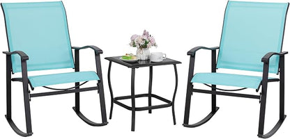Shintenchi 3 Piece Rocking Bistro Set, Outdoor Furniture by Shintenchi%7CFurnitureMadeforRealLife