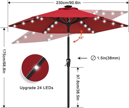 ABCCANOPY Solar Led Patio Umbrella - Image 3