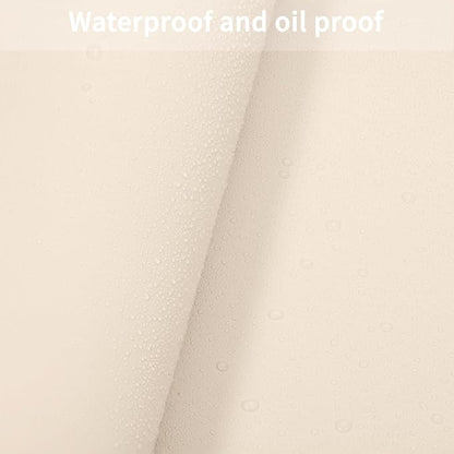 Table Pad - Used for Square Table Waterproof and Easy to Clean Good Flatness Easy to Used for Dining Table(Off White+Light Gray 46x46)