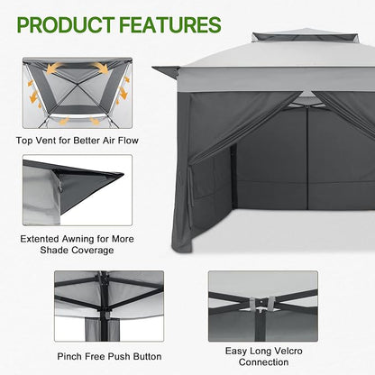 COOS BAY 11x11 Pop Up Gazebo - Image 4