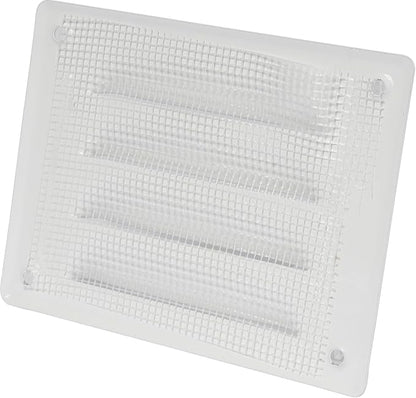 Repa Market 5.5" x 4" Inch Aluminum Air Vent Cover with Screen Mesh – Scratch-Resistant Powder-Coated Grille – for Ceiling or Wall – HVAC Return or Supply Vent – Indoor Outdoor Use
