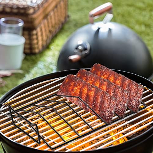Rib Racks for Grilling and Smoking, Turkey Roasting Rack, Can Be Used On Both - Image 6