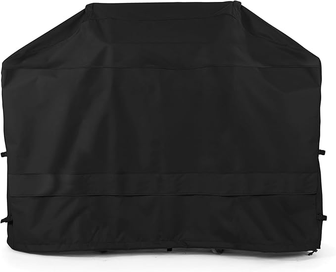 Covermates Grill Cover - Weather Resistant Outdoor Cover, Heavy Duty BBQ Covers for Large Outdoor Kitchen, Ultima 600D Polyester, 66 Inch, Ripstop Black