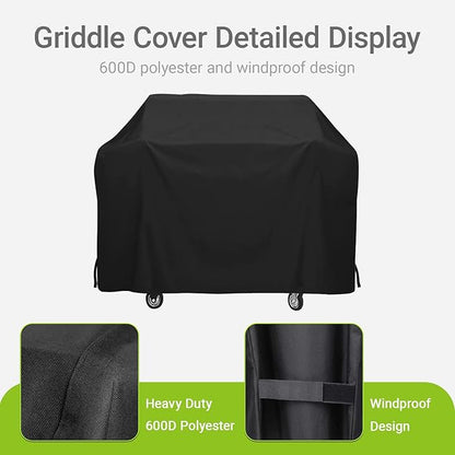 5482 Griddle Cover for Blackstone 36" Proseries Griddle with Hood, Heavy Duty 600D Waterproof Flat Top Griddle Grill Cover for Blackstone 36 inch Griddle 1868 2162 1923 1902 2151 2230 2023 2256