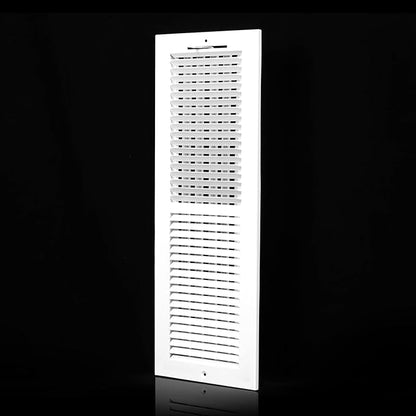 20x6 Vent Register [Duct Opening], Vent Covers for Home Ceiling, Two-Way Ventilation Register, Adjustable Solid Steel Wall Register Vent Cover (20"W x6"H [Duct Opening])