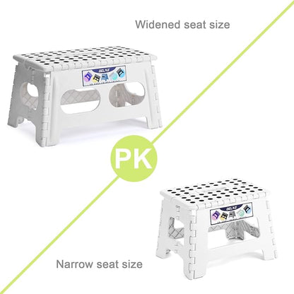 Delxo Folding Step Stool 9 inch, 300Lbs Extra Wide Step Stool - Image 8
