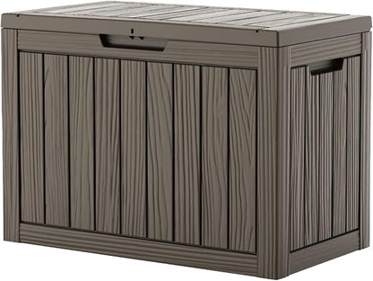 55 Gal Waterproof Outdoor Storage Box UV Resistant Deck Box | Durable resin by EASYUP