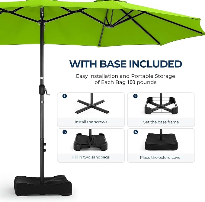Rectangular Patio Umbrella - Image 5