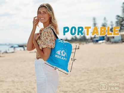 WEKAPO Inflatable Sun Lounger, Air Sofa, Hammock, Portable, Waterproof and Leak-Proof, Ideal for Backyard, Beach, Travel, Camping, Picnics and Music Festivals