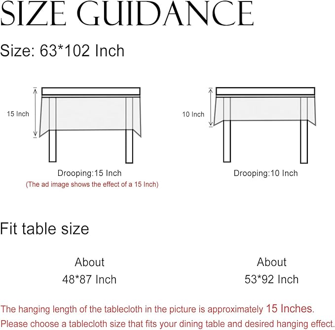 ISAENNE Designer Linen Long Tablecloth Rectangle,Western Colorful Floral Indoor Table Cloth,Wrinkle Resistant Decor Tablecloths for Dining Thanksgiving Kitchen Christmas,63"*102"-Serenity B