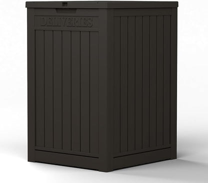 55 Gallon Package Delivery Box for Outside, Weather Resistant UV Protection by KFY