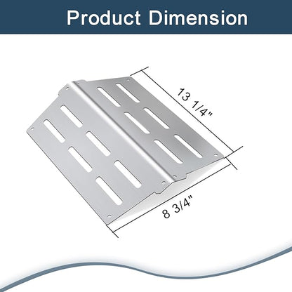 Heat Deflectors for Weber Genesis 300 Series Grills with Front Control Knob, Genesis S310 S320 S330 E310 E320 E330,13.26" Heat Deflectors for Weber 7620 7621 (7622 * 2, 304 Stainless Steel)