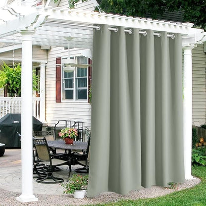 RYB HOME Outdoor Curtains for Patio Waterproof Privacy Thermal Insulated | by RYBHOME