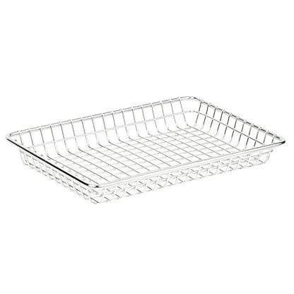 G.E.T. 4-835809 Metal Rectangular Wire Serving Tray Stainless Steel Wire Baskets Collection