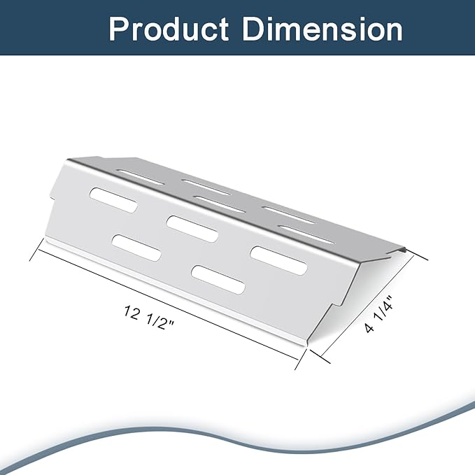 Heat Deflectors for Weber Genesis II 300/LX 300, GS4 Genesis ii E-310 ii E-315 ii E/S335 ii se-335 Grill (304 Stainless Steel, ES/410 * 3)