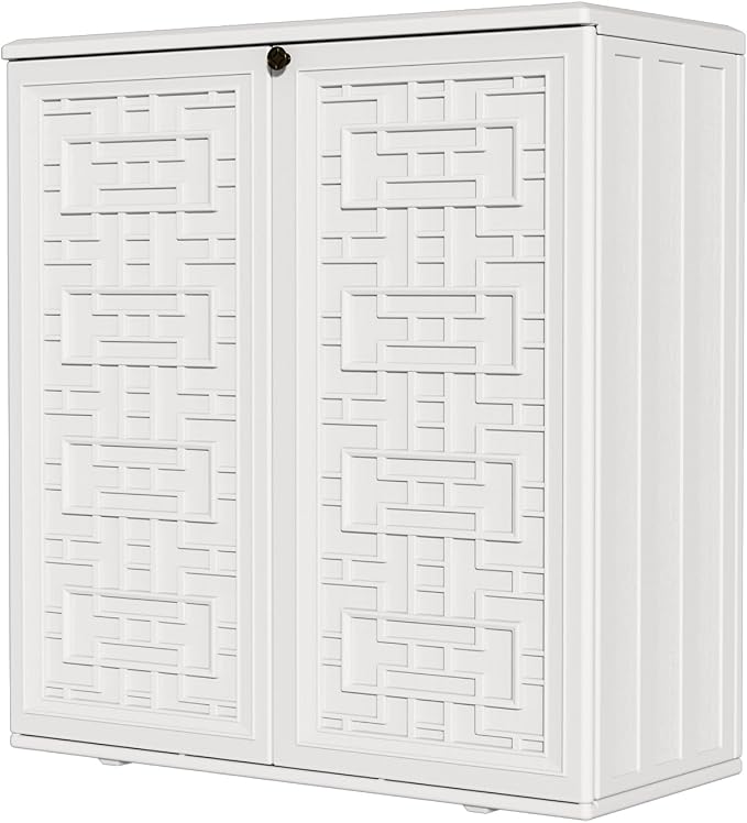 HOMSPARK Indoor/Outdoor Storage Cabinet by HOMSPARK