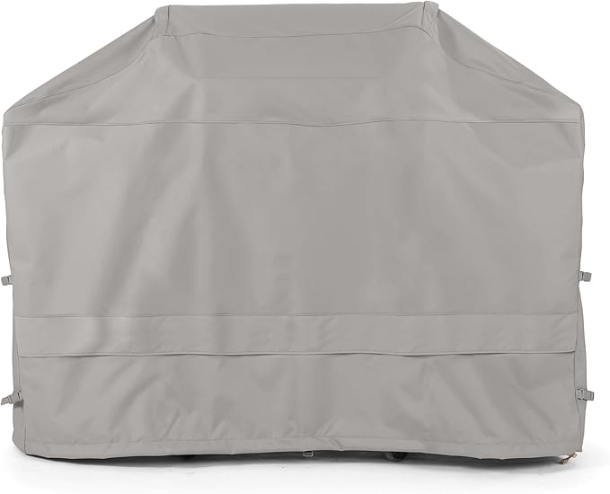 Covermates Grill Cover - Weather Resistant Outdoor Cover, Heavy Duty BBQ Covers for Large Outdoor Kitchen, Ultima 600D Polyester, 92 Inch, Ripstop Grey