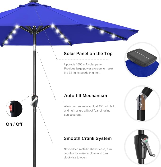 ABCCANOPY Solar Led Patio Umbrella - Image 7
