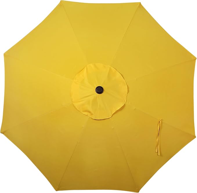 9' Outdoor Patio Umbrella, Outdoor Table Umbrella, Yard Umbrella, Market - Image 3