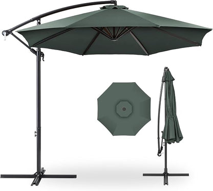 Best Choice Products 10ft Offset Cantilever Hanging Market Patio Umbrella by Unknown