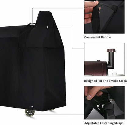 Grill Cover for Pit Boss Grill Cover, Austin XL,1000S, 1000SC, 1000SQ, 1000SC2, 1100 Pro, 1000/1100/1150/1500 Series, 1000 Series Wood Pellet Grills, 600D Waterproof Pit Boss Accessories