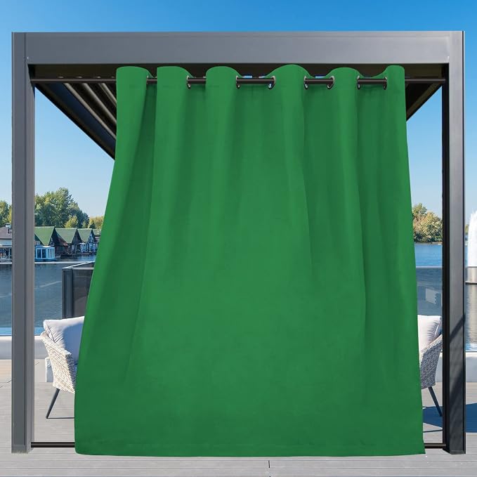 Easy-Going Outdoor Curtains for Patio 1 Panel, 110x108 inch, Weatherproof - Image 3