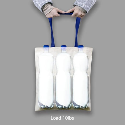 TOPDesign 6-Pack Economical 16"x15" Cotton Tote Bag, Lightweight Medium Reusable Grocery Shopping Cloth Bags, Suitable for DIY, Advertising, Promotion, Gift, Activity