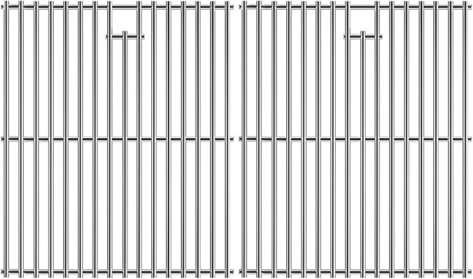 15 Inch Grill Cooking Grates Replacement, Stainless Steel Grill Grates for Select Gas Grill Models by Broil King, Broil-Mate, Huntington and Sterling Gas Grill
