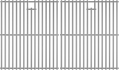 15 Inch Grill Cooking Grates Replacement, Stainless Steel Grill Grates for Select Gas Grill Models by Broil King, Broil-Mate, Huntington and Sterling Gas Grill