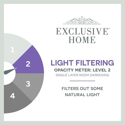 Exclusive Home Cabana Solid Indoor/Outdoor Light Filtering Hook-and-Loop Tab - Image 6
