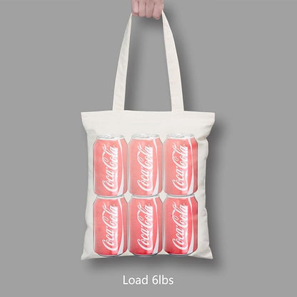 TOPDesign 20-Pack Economical 11.8"x13" Cotton Tote Bags, Lightweight Small Reusable Grocery Shopping Cloth Bags, Suitable for DIY, Advertising, Promotion, Gift, Activity