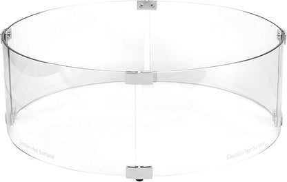 Celestial 23" x 8" Round Wind Guard, fits Celestial 19” Round Fire Pit Burner Pans