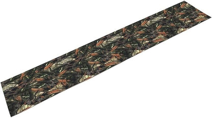 Camouflage Forest Trees Table Runner, Rustic Camouflage Hunting Camp Mossy and Oak Table Runner for Kitchen Dining Banquet Party 13x70in