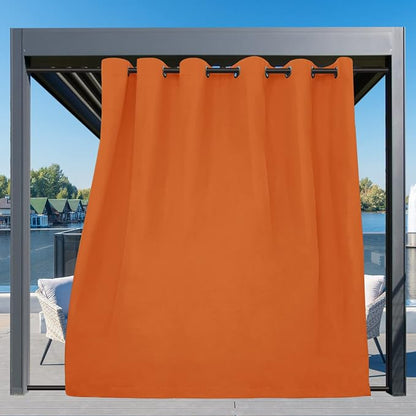 Easy-Going Outdoor Curtains for Patio 1 Panel, 110x108 inch, Weatherproof - Image 3